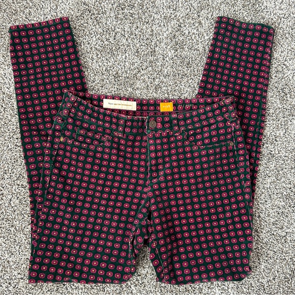 Pilcro and the Letterpress Pants - Pilcro Anthropologie boho corduroy skinny pants